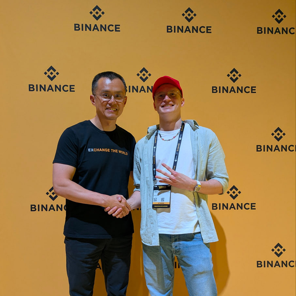 Nico meets Changpeng Zhao